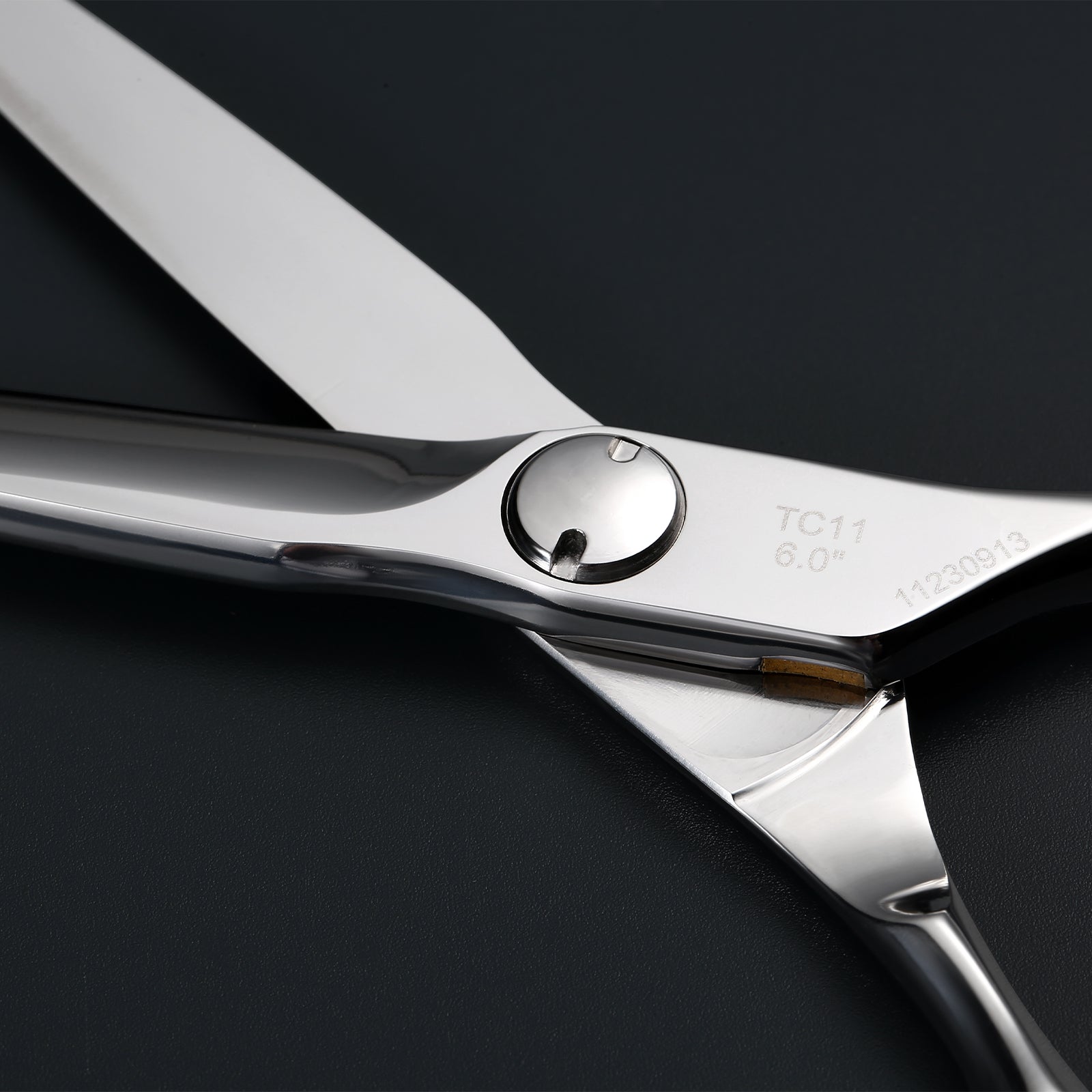 AOLANDUO Master Series VG10 Steel Professional Hair Cutting Scissors, Ultra-Sharp Barber & Stylist Shears, Best Hair Cutting Scissors Professional, 1 Count, 6.0 Inch, Silver White