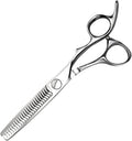 AOLANDUO Invisible-Blend Thinning Scissors – 6" VG10 Texturizing Shears for Natural Volume & Soft Layers – 25-Tooth Precision Edge, Offset Ergonomic Handle, Professional Hairdressing Scissors