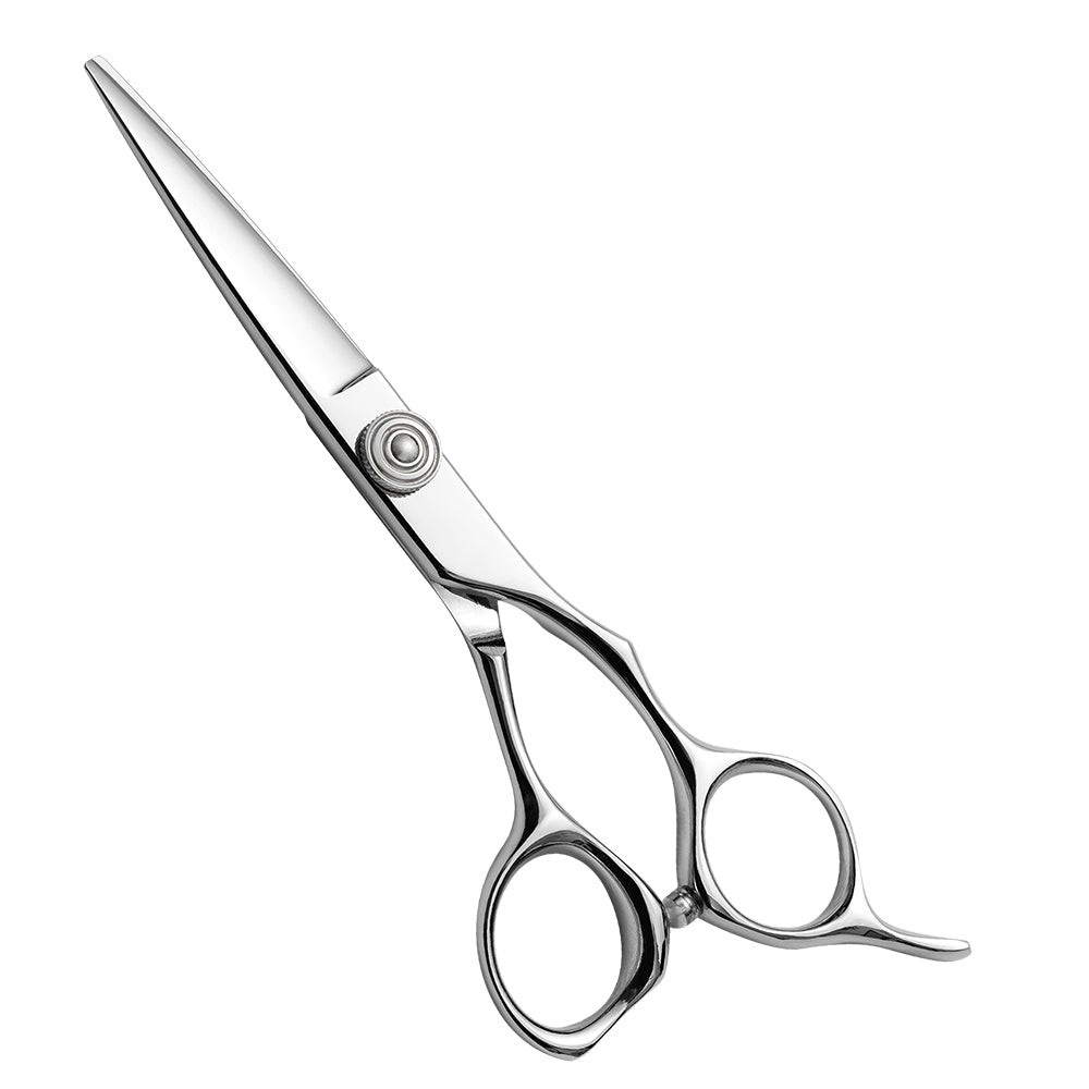 AOLANDUO 5.5-Inch Professional Hair Shears – Japanese VG10 Steel, True Convex Edge, Semi-Offset Handle, CNC Pivot – Precision Scissors for Detailing, Layering & Edging